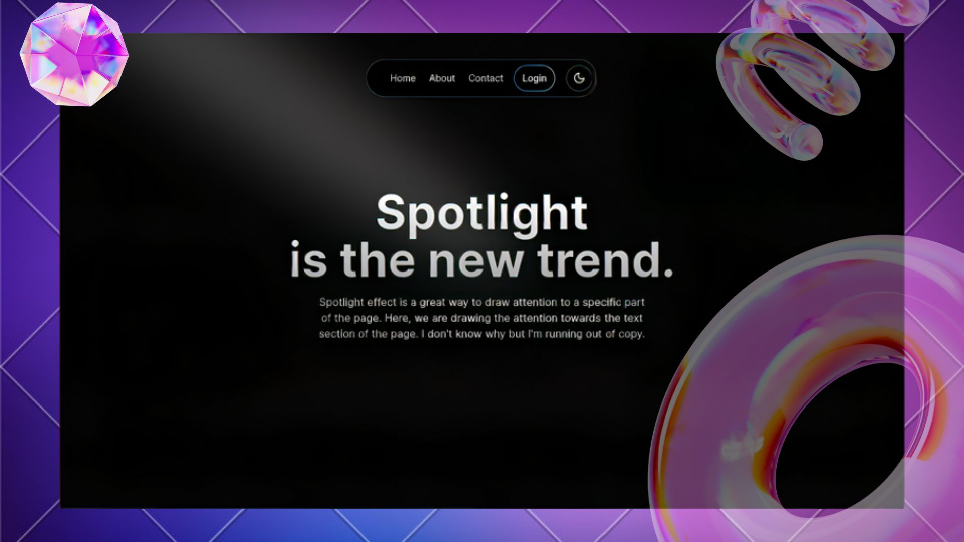 Spotlight Portfoiio Project